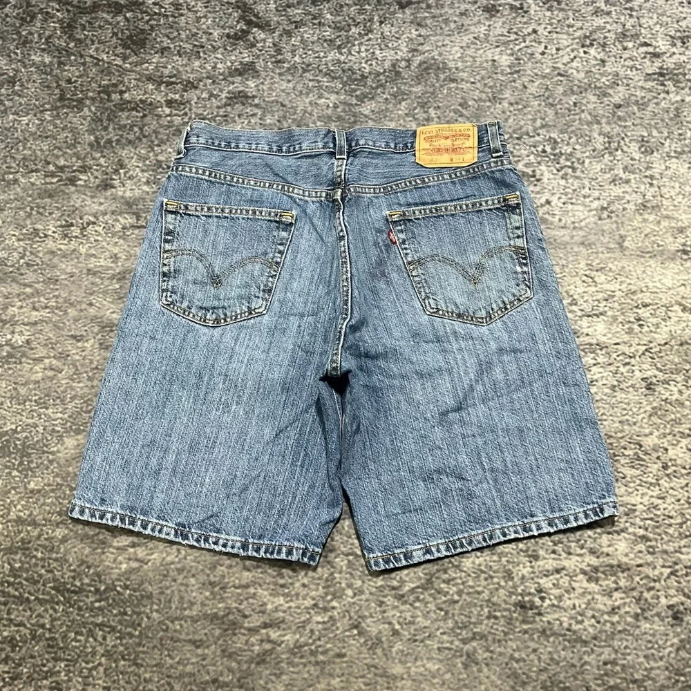 Levi's 550 Relaxed Fit Jorts Mens 34 Blue Relaxed Baggy Vintage Y2K Denim Shorts